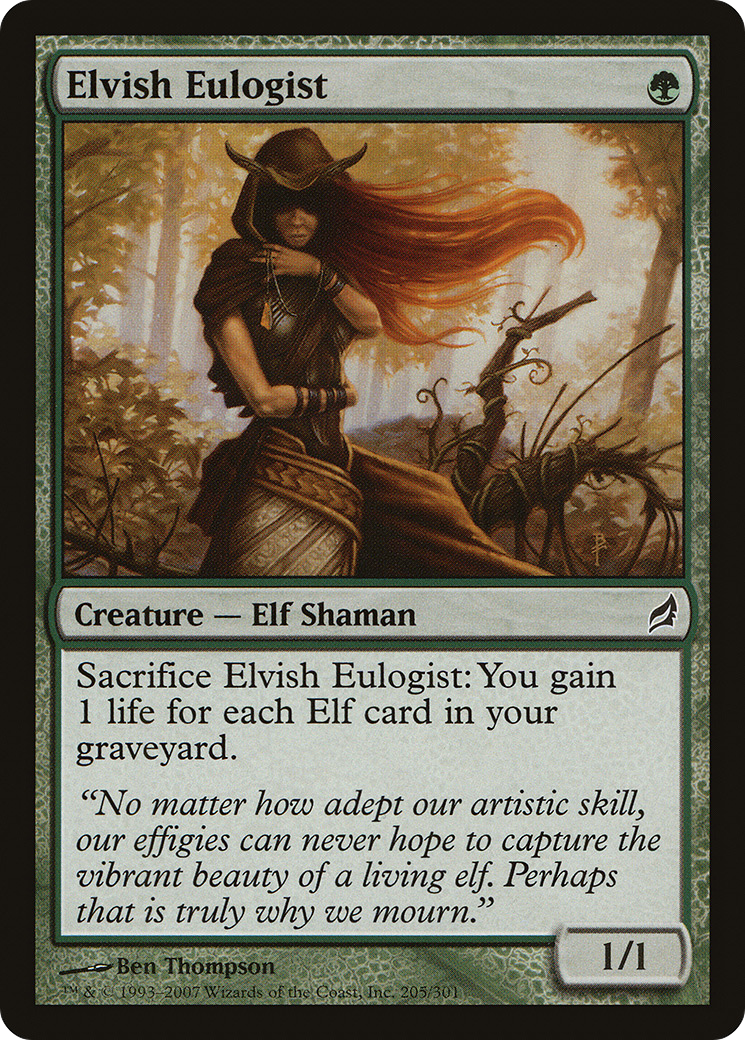 Image of Elvish Eulogist (LRW-205) - Lorwyn