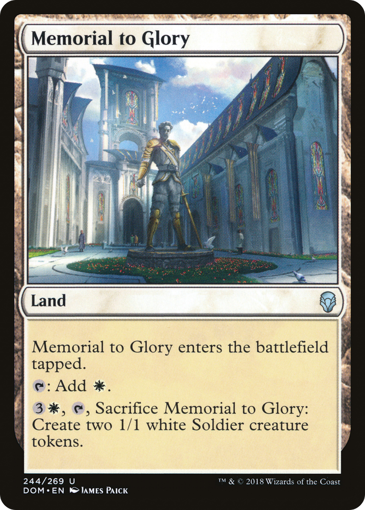 Image of Memorial to Glory (DOM-244) - Dominaria