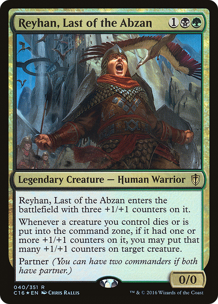 Image of Reyhan, Last of the Abzan (C16-040) - Commander 2016 Foil