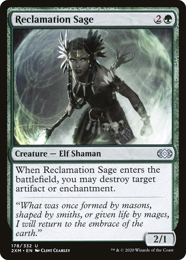 Image of Reclamation Sage (2XM-178) - Double Masters Foil