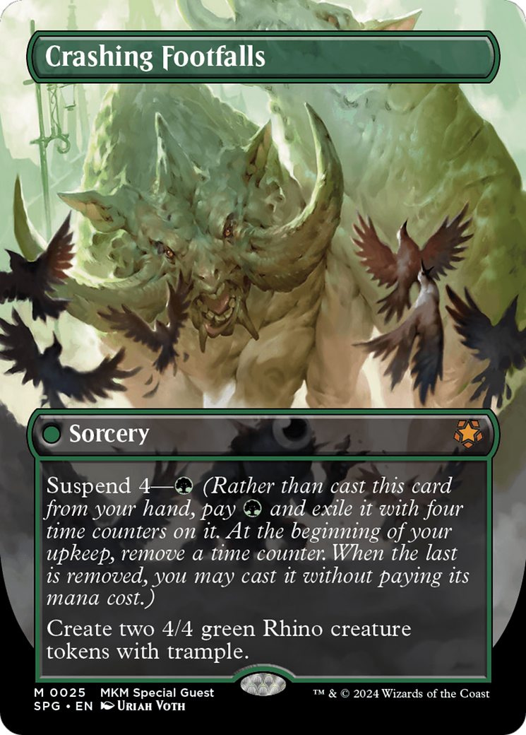Image of Crashing Footfalls (Borderless) (SPG-025) - Special Guests (Borderless)