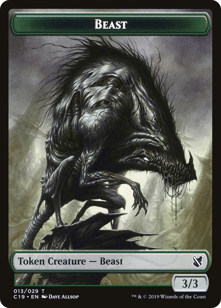 Image of Beast (TC19-013) - Commander 2019 Tokens