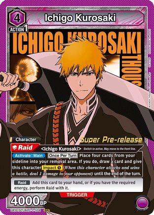 Image of Ichigo Kurosaki (104) (UE01ST/BLC-1-104) - UE01ST BLEACH ThousandYear Blood War Super PreRelease Starter Deck