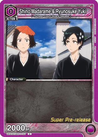 Image of Shino Madarame & Ryunosuke Yuki (UE01ST/BLC-1-107) - UE01ST BLEACH ThousandYear Blood War Super PreRelease Starter Deck