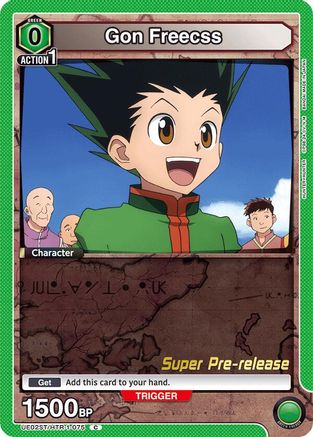 Image of Gon Freecss (075) (UE02ST/HTR-1-075) - UE02ST HUNTER X HUNTER Super PreRelease Starter Deck