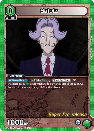 Image of Satotz (UE02ST/HTR-1-079) - UE02ST HUNTER X HUNTER Super PreRelease Starter Deck