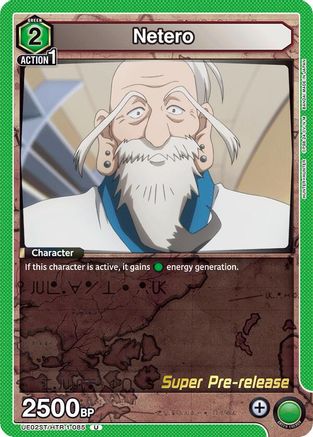 Image of Netero (UE02ST/HTR-1-085) - UE02ST HUNTER X HUNTER Super PreRelease Starter Deck