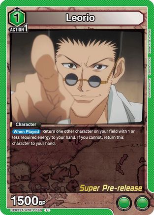 Image of Leorio (090) (UE02ST/HTR-1-090) - UE02ST HUNTER X HUNTER Super PreRelease Starter Deck
