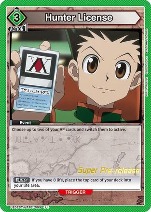 Image of Hunter License (UE02ST/HTR-1-099) - UE02ST HUNTER X HUNTER Super PreRelease Starter Deck