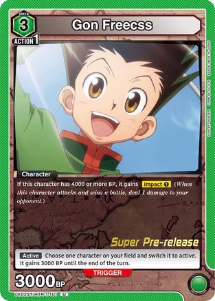 Image of Gon Freecss (101) (UE02ST/HTR-1-101) - UE02ST HUNTER X HUNTER Super PreRelease Starter Deck
