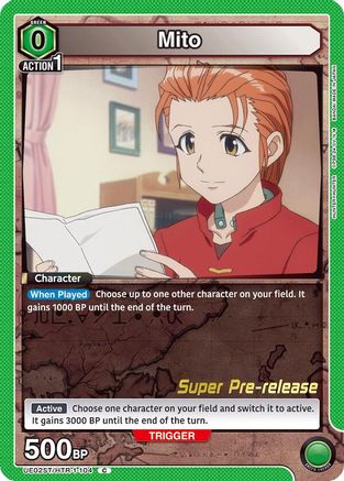 Image of Mito (UE02ST/HTR-1-104) - UE02ST HUNTER X HUNTER Super PreRelease Starter Deck
