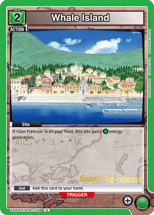 Image of Whale Island (UE02ST/HTR-1-108) - UE02ST HUNTER X HUNTER Super PreRelease Starter Deck