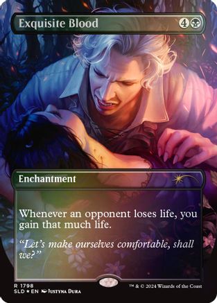 Image of Exquisite Blood (Rainbow Foil) (SLD-1798) - Secret Lair Drop Series Foil