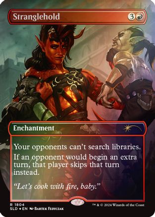 Image of Stranglehold (Rainbow Foil) (SLD-1804) - Secret Lair Drop Series Foil