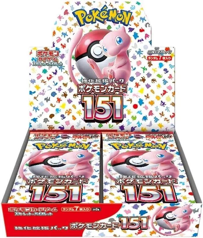 Japanese Pokemon Card 151 Booster Box - SV2a: Pokemon Card 151 (SV2a)