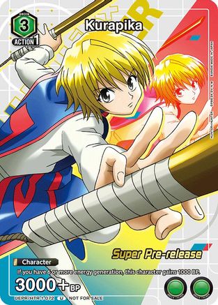 Image of Kurapika (Super Pre-Release Event Participation) (UE02ST/HTR-1-072) - UE02ST HUNTER X HUNTER Super PreRelease Starter Deck
