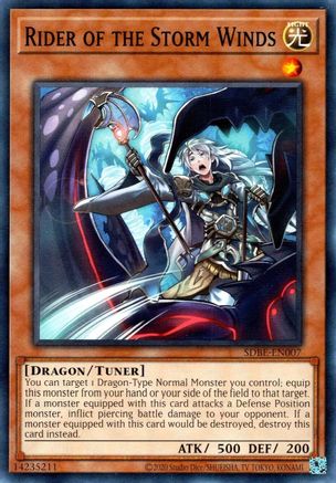 Image of Rider of the Storm Winds (SDBE-EN007) - Structure Deck: Saga of Blue Eyes White Dragon (2020 Date Reprint) 1st Edition