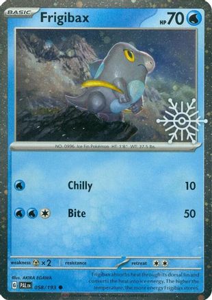 Image of Frigibax 058/193  - Holofoil Miscellaneous Cards & Products - Common