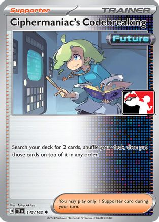 Image of Ciphermaniac's Codebreaking 145/162  - Holofoil Prize Pack Series Cards - Uncommon