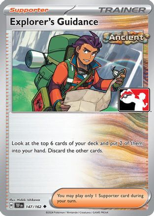 Image of Explorer's Guidance 147/162  - Holofoil Prize Pack Series Cards - Uncommon