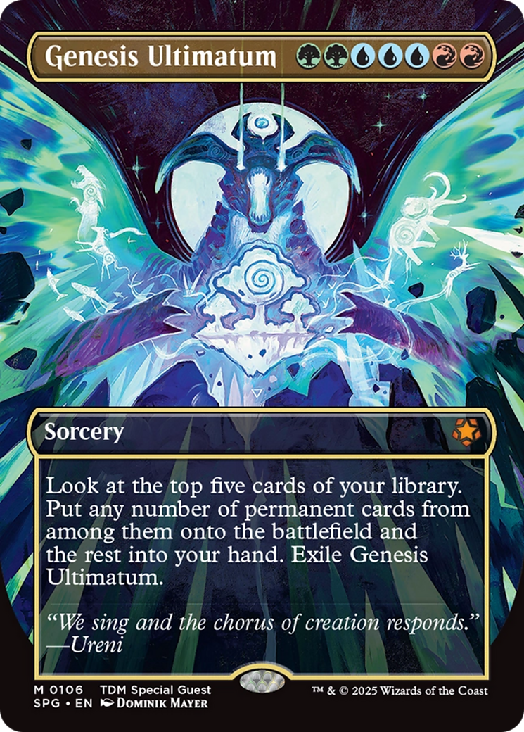 Image of Genesis Ultimatum (Borderless) (SPG-106) - Special Guests (Borderless) Foil