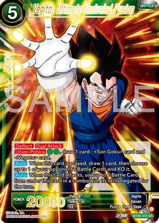 Image of Vegito, Ultimate Unrivaled Fusion (BT26-076) - Ultimate Advent Foil