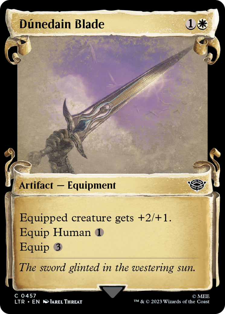 Image of Dunedain Blade (Showcase Scrolls) (LTR-457) - The Lord of the Rings: Tales of Middle-earth: (Showcase)
