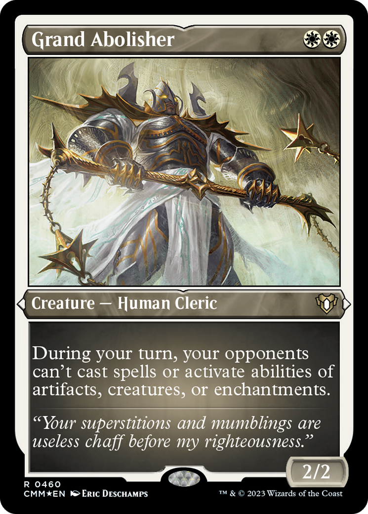 Image of Grand Abolisher (CMM-460) - Commander Masters Etched Foil