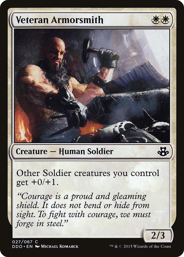 Image of Veteran Armorsmith (DDO-027) - Duel Decks: Elspeth vs. Kiora