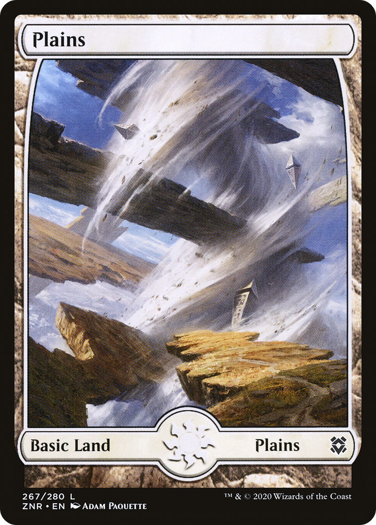 Image of Plains (267) - Full Art (ZNR-267) - Zendikar Rising: (Full Art)