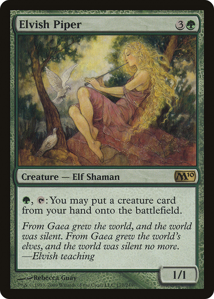 Image of Elvish Piper (M10-177) - Magic 2010