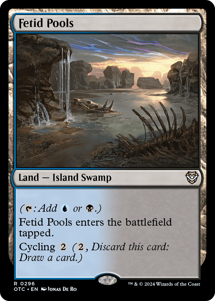Image of Fetid Pools (OTC-296) - Outlaws of Thunder Junction Commander