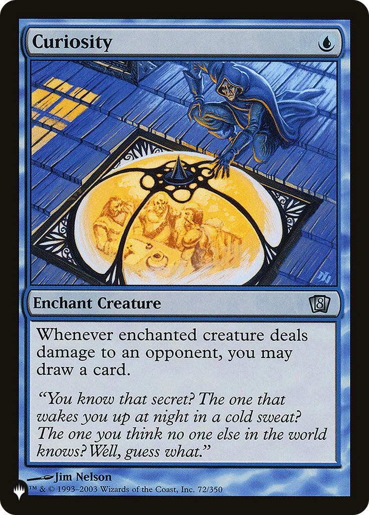 Image of Curiosity (LIST-8ED-72) - The List
