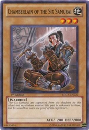 Image of Chamberlain of the Six Samurai (LCGX-EN222) - Legendary Collection 2 1st Edition