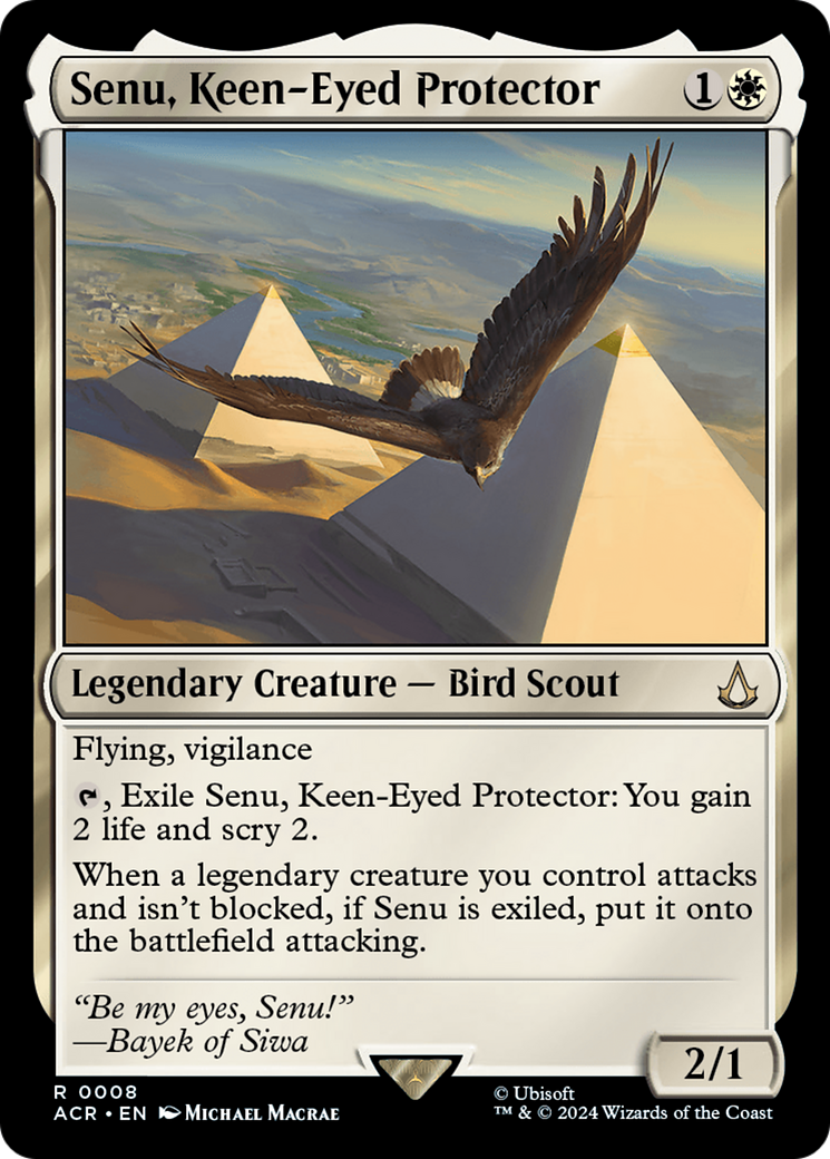Image of Senu, Keen-Eyed Protector (ACR-008) - Assassin's Creed