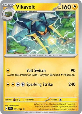 Image of Vikavolt 053/142  SV07 Stellar Crown - Uncommon