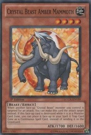 Image of Crystal Beast Amber Mammoth (LCGX-EN159) - Legendary Collection 2 1st Edition