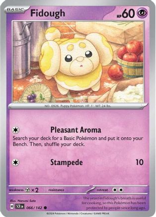 Image of Fidough 066/142  SV07 Stellar Crown - Common