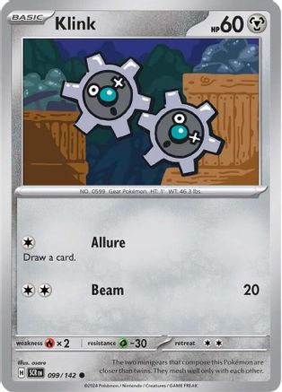Image of Klink 099/142  - Reverse Holofoil SV07 Stellar Crown - Common