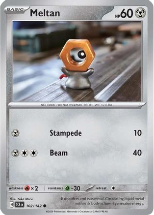 Image of Meltan 102/142  SV07 Stellar Crown - Common