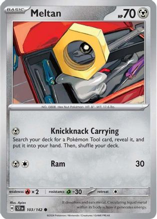 Image of Meltan 103/142  SV07 Stellar Crown - Common
