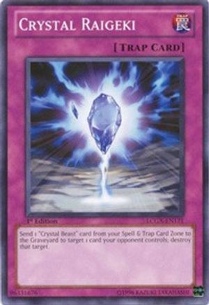 Image of Crystal Raigeki (LCGX-EN171) - Legendary Collection 2 1st Edition
