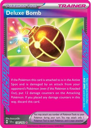 Image of Deluxe Bomb 134/142  - Holofoil SV07 Stellar Crown - ACE SPEC Rare