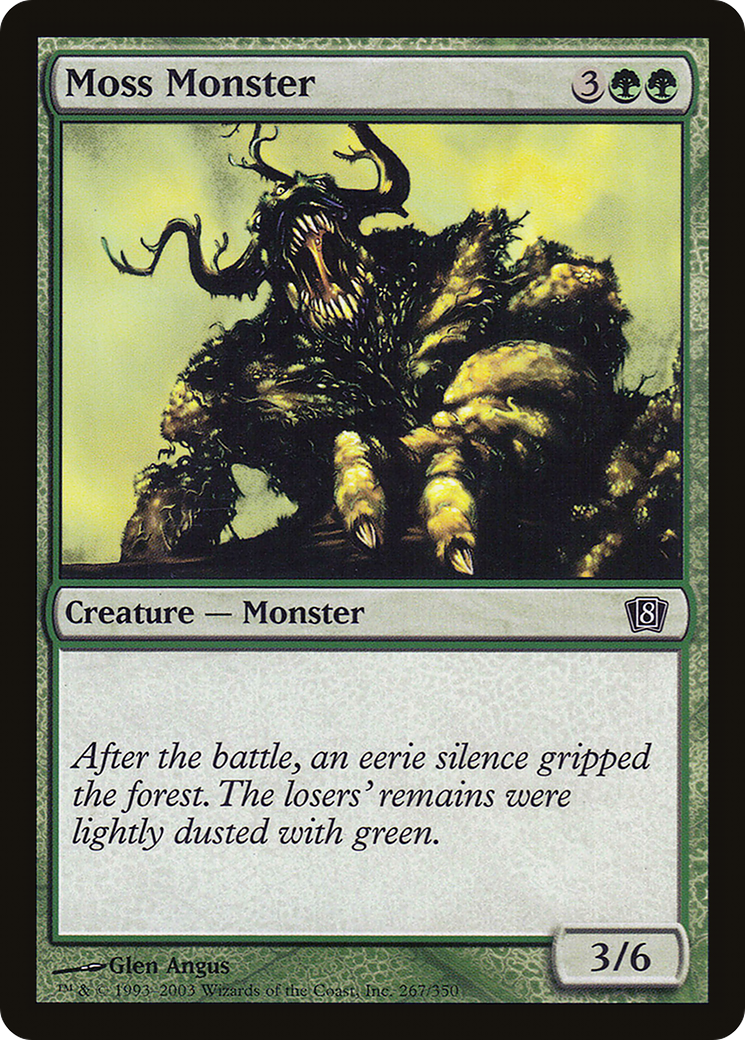 Image of Moss Monster (8ED-267) - 8th Edition Foil