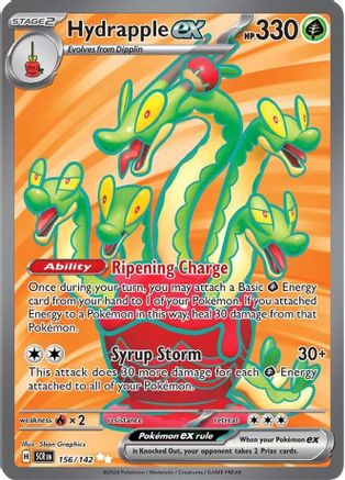 Image of Hydrapple ex 156/142  - Holofoil SV07 Stellar Crown - Ultra Rare