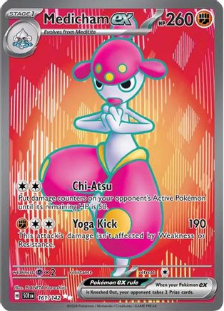 Image of Medicham ex 161/142  - Holofoil SV07 Stellar Crown - Ultra Rare