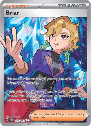 Image of Briar 163/142  - Holofoil SV07 Stellar Crown - Ultra Rare