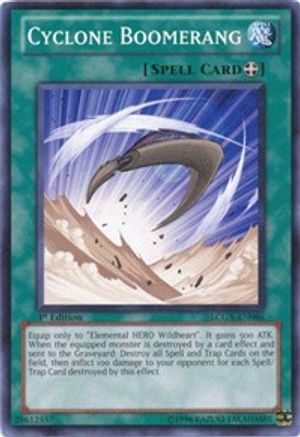 Image of Cyclone Boomerang (LCGX-EN086) - Legendary Collection 2 1st Edition