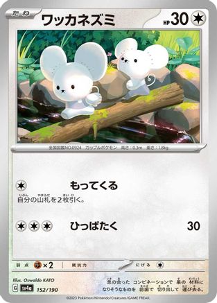 Image of Tandemaus - 152/190 (152/190) - SV4a Shiny Treasure ex