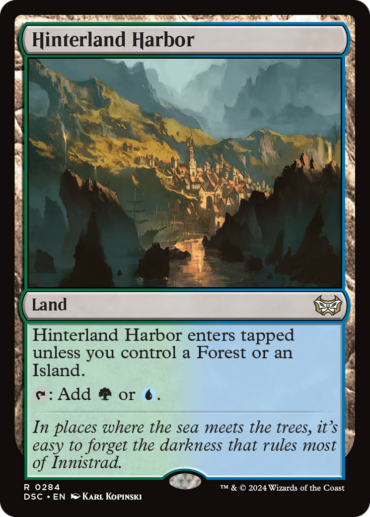 Image of Hinterland Harbor (DSC-284) - Duskmourn: House of Horror Commander